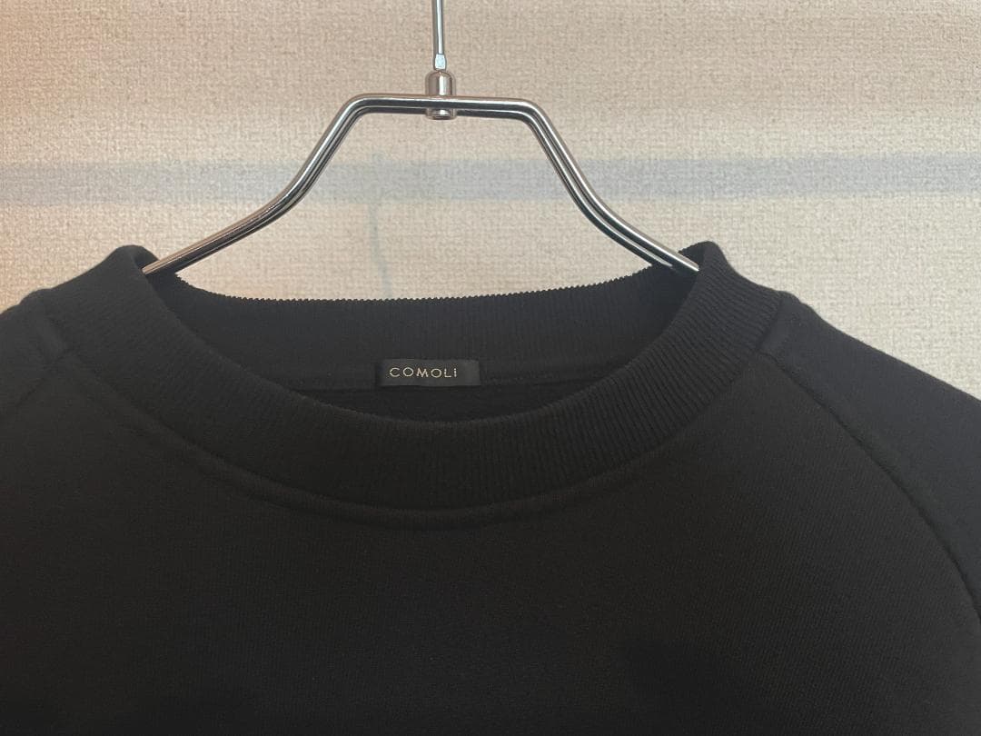 COMOLI 26SS コットン裏毛 クルーネック サイズ2