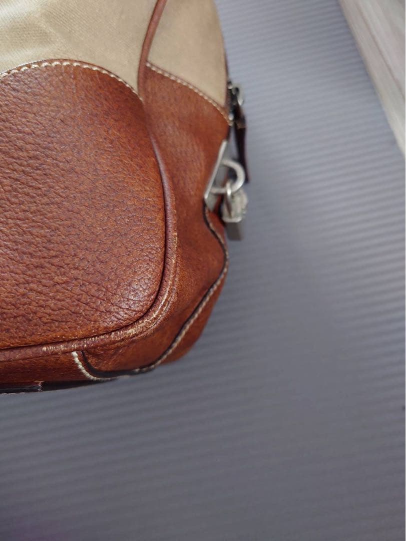 【専用づかちん様】　PRADA ビジネスバッグ ベージュ ブラウン