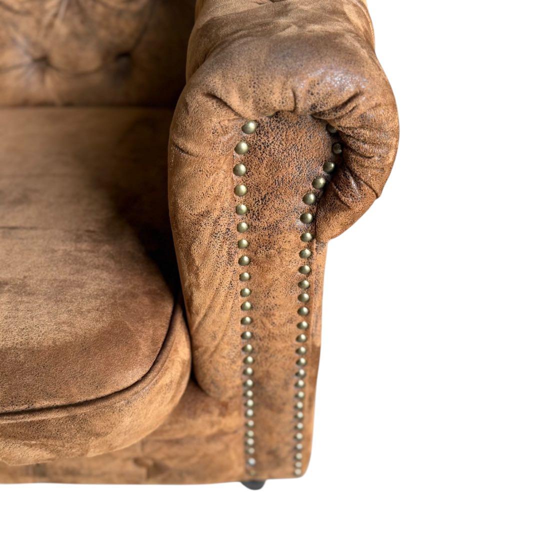 HR641 VINCENT コンパクトチェスターフィールド シングルソファ