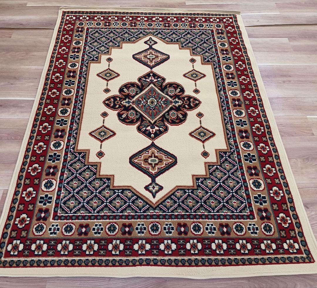 Y2695-3 エジプト産 ウィルトン織カーペット 140×200㎝ 絨毯