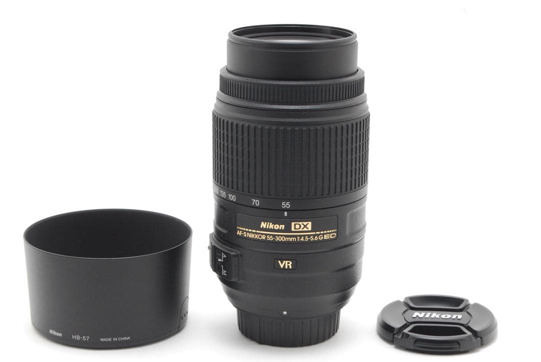 ✨極美品✨ニコン AF-S 55-300mm VR❤️コンパクトな超望遠ズーム！