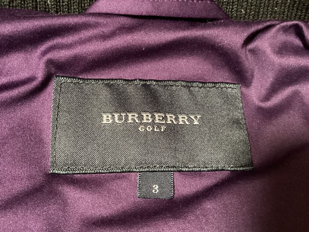 B*1様 BURBERRY GOLF 紫色 ダウンジャケット サイズ3