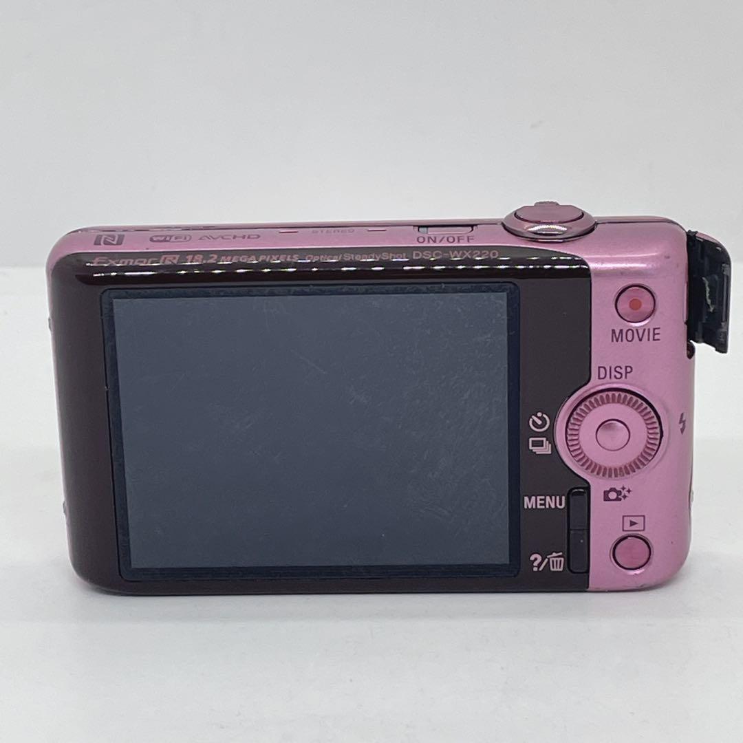 SONY ソニー　コンパクトデジタルカメラ　DSC-WX220 ピンク