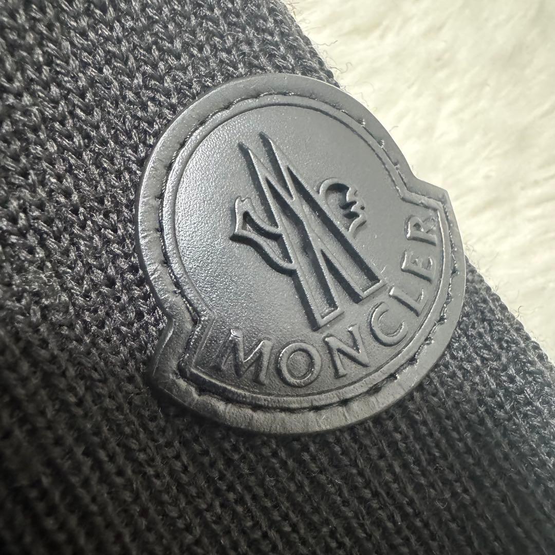 美品 MONCLER モンクレール ハイブリッド ナイロンパーカー ニット