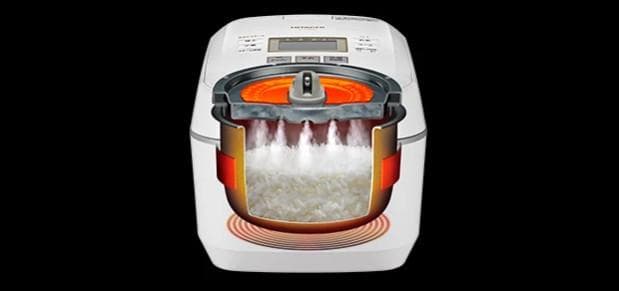 【新品未使用】日立 圧力＆スチームIH炊飯器 RZ-V100FM 5.5合炊き