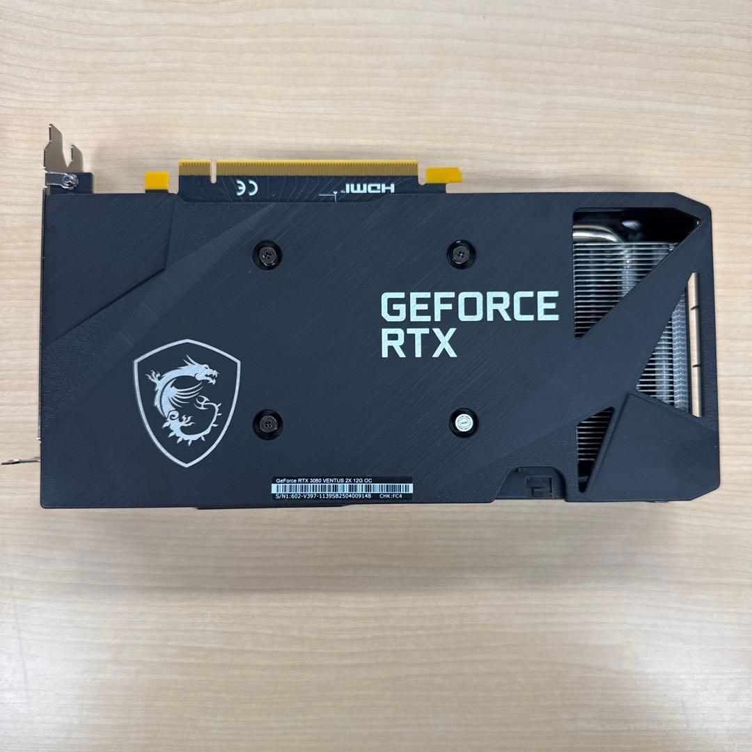 MSI RTX3060 VENTUS 2X 12G OC 美品　動作確認済