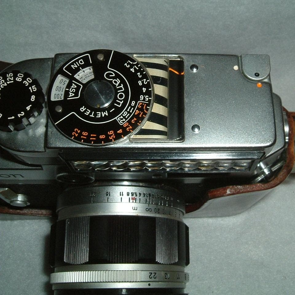 【昭和レトロ・希少・美品】Canon P レンジファインダーカメラ 1959年製