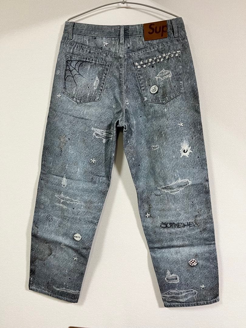 パンツ Supreme HJR Trompe Loeil Loose Fit Jean