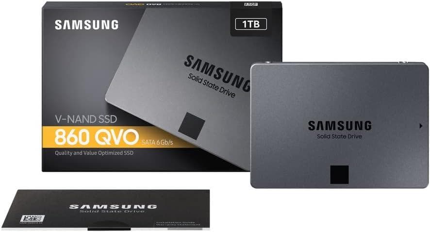Samsung 860 QVO 1TB SATA 2.5 内蔵 SSD 使用少⑭