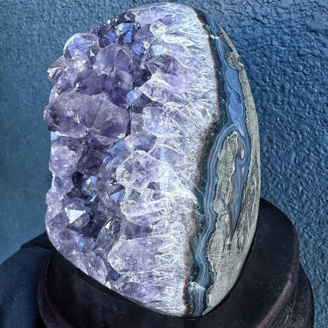 極上美麗☆アメジストクラスター☆キラキラ☆天然石 パワーストーン原石 A1115