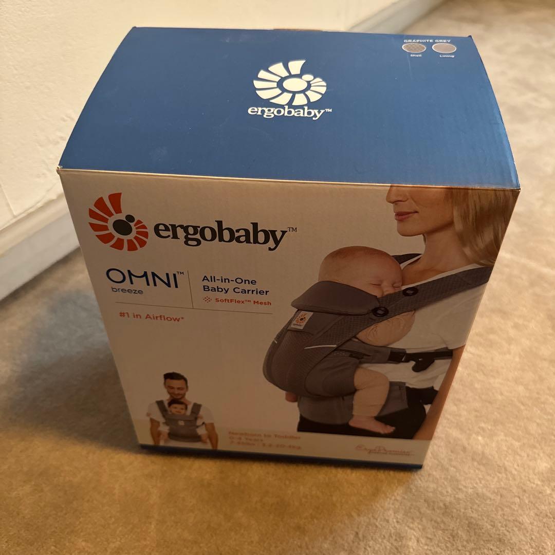 【未使用に近い】ergobaby OMNI 360 抱っこ紐 グラファイトグレー
