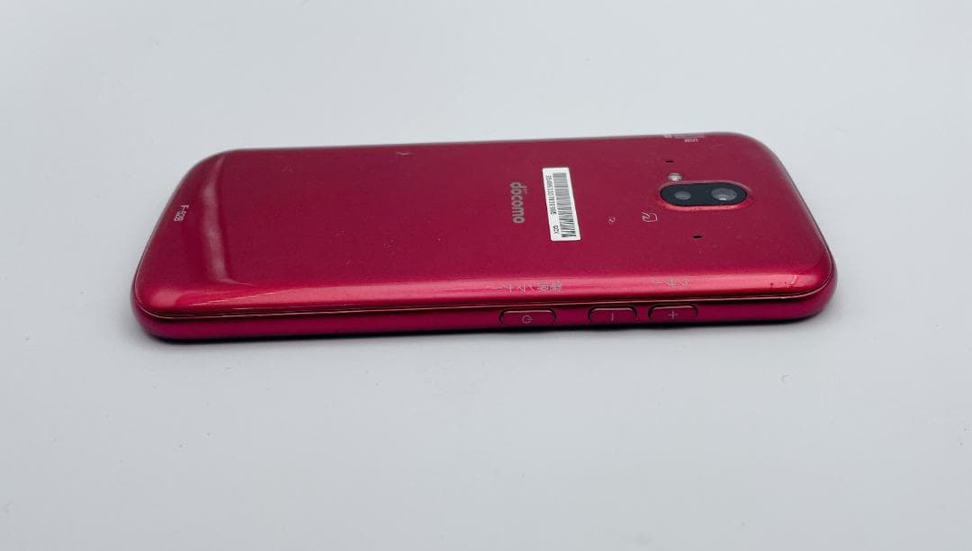 【極美品】富士通 らくらくスマートフォン F-52B レッド docomo
