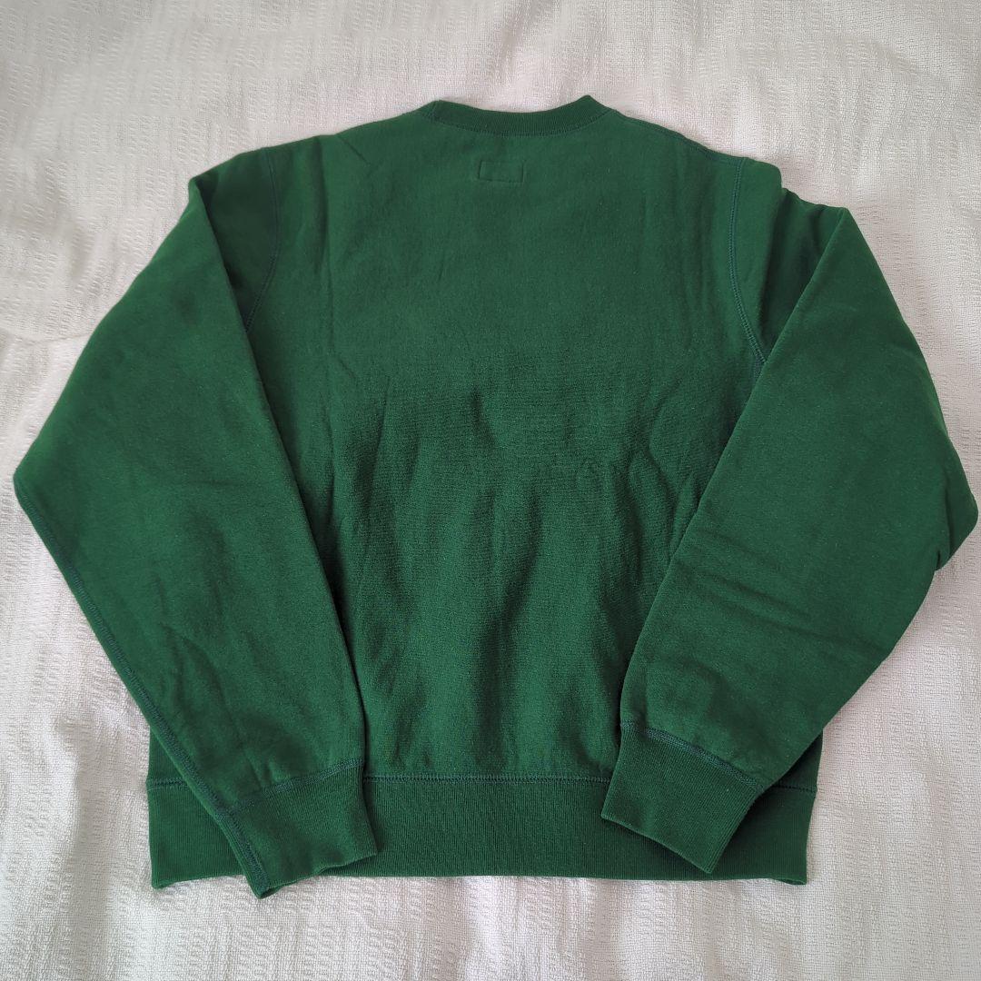 NOAH グリーン クルーネック トレーナー