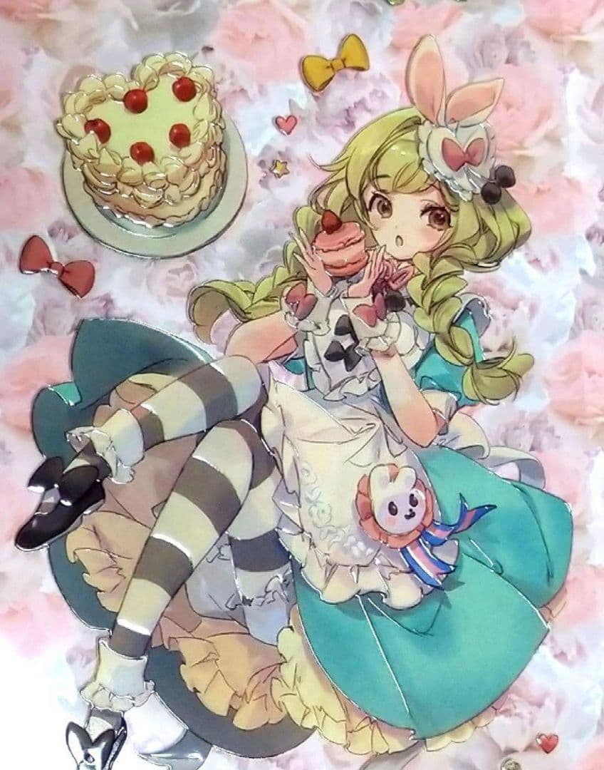 J624＃甜香满屋(水晶)Shine切り売り海外人物マステ女の子