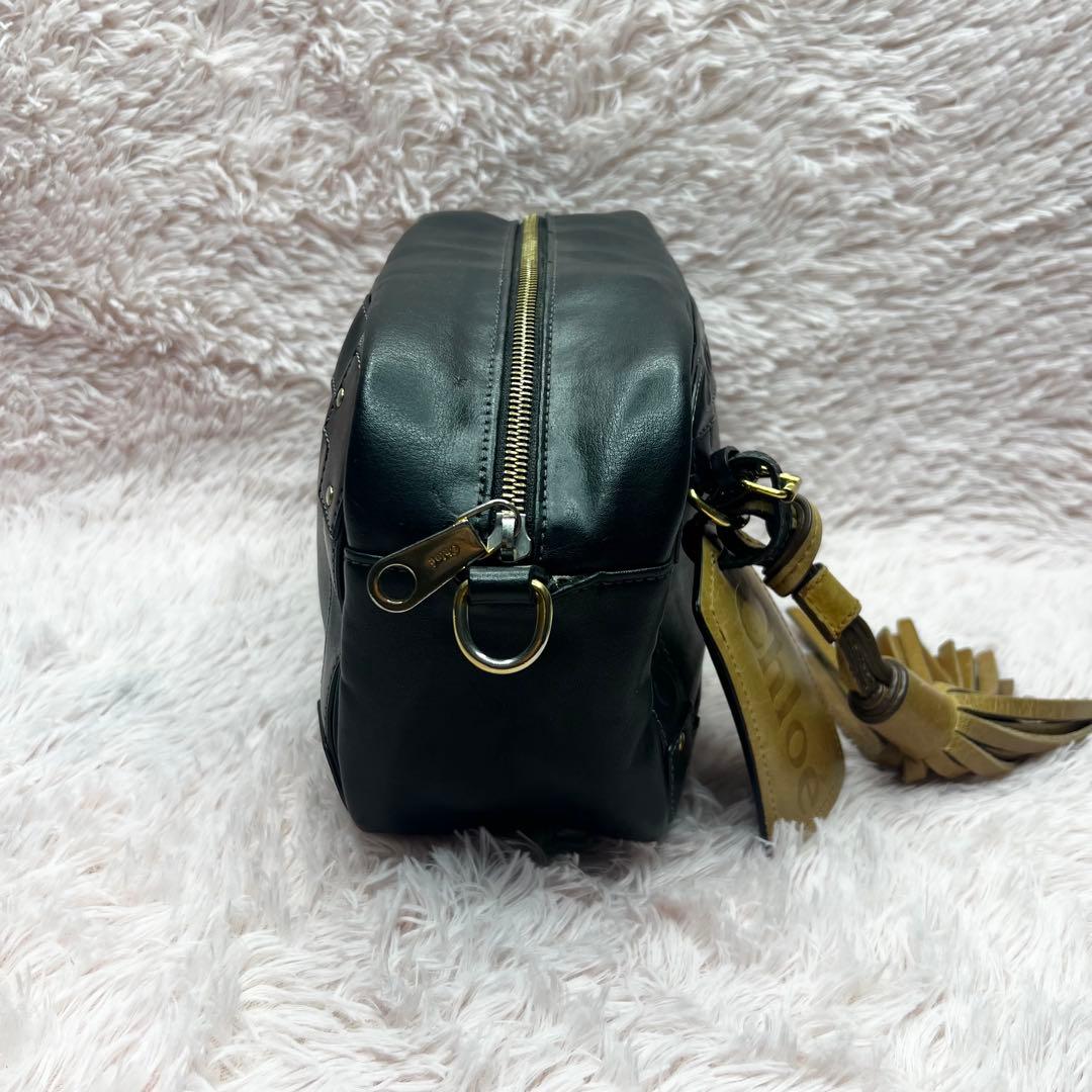 Chloe クロエ エデン ショルダーバッグ レザー ブラック