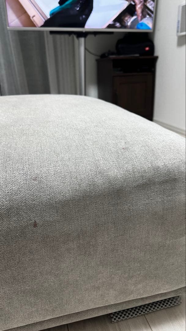 【Francfranc】メーネ カウチ 2 R ライトグレー