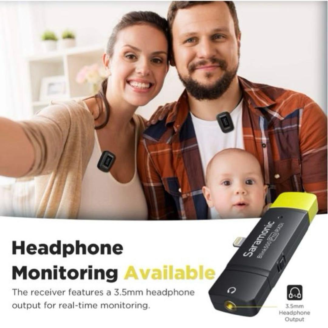 Saramonic Blink 500 PRO シリーズ B4 ワイヤレスマイク