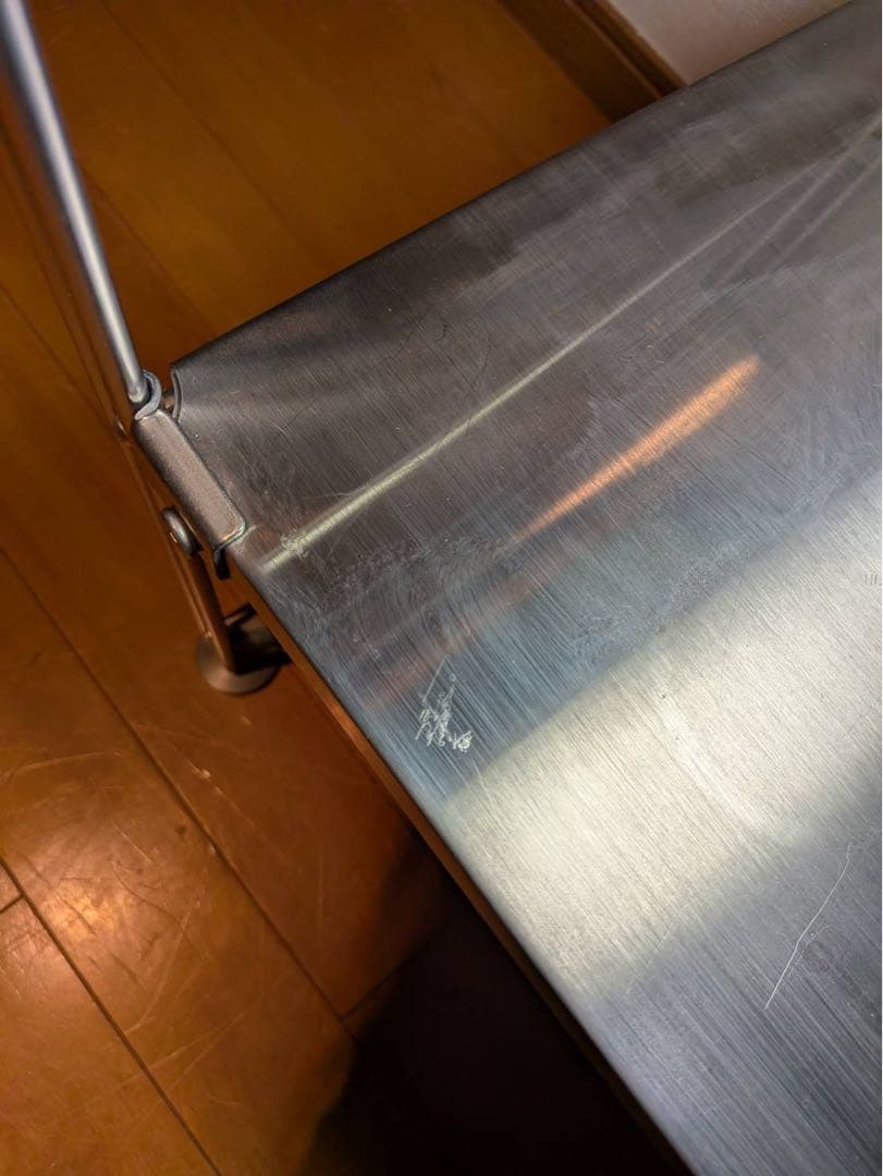 ■送料込■無印良品 ステンレスユニットシェルフ 棚 収納 アイアン家具