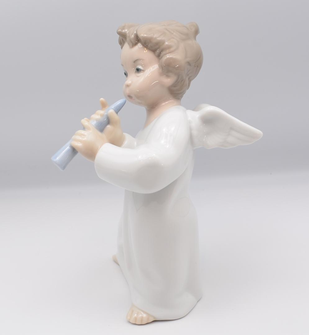 夢見る天使／フルートを吹く天使　リヤドロ　2体おまとめ　スペイン　ご成約済み