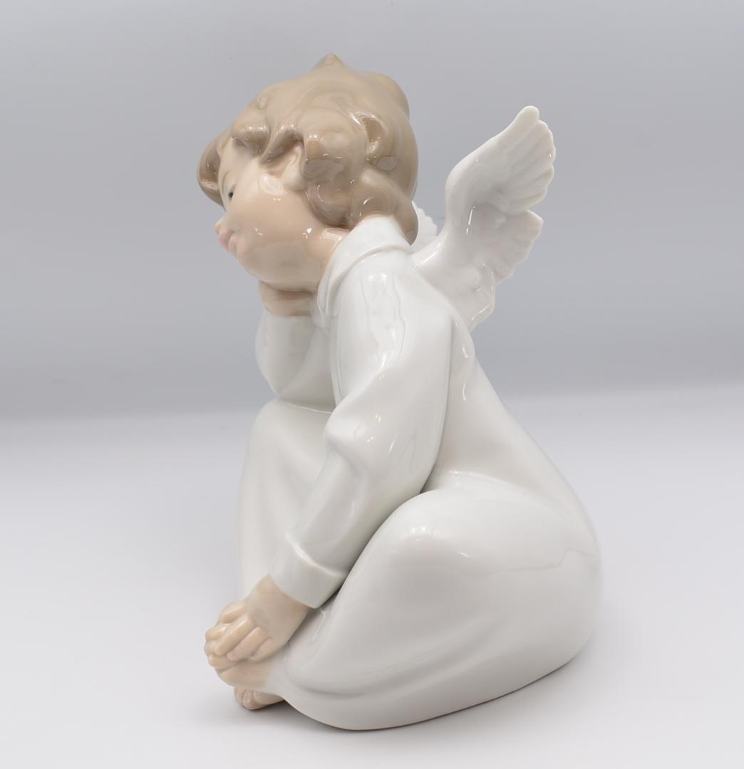 夢見る天使／フルートを吹く天使　リヤドロ　2体おまとめ　スペイン　ご成約済み