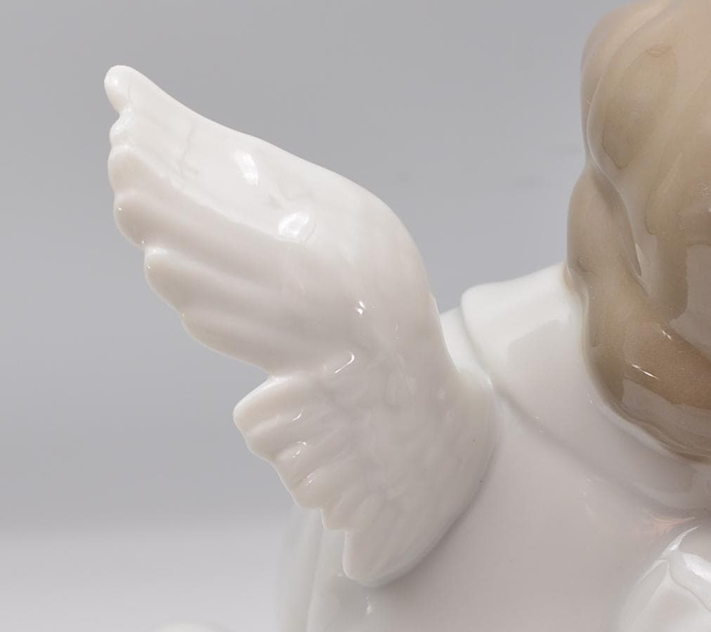 夢見る天使／フルートを吹く天使　リヤドロ　2体おまとめ　スペイン　ご成約済み