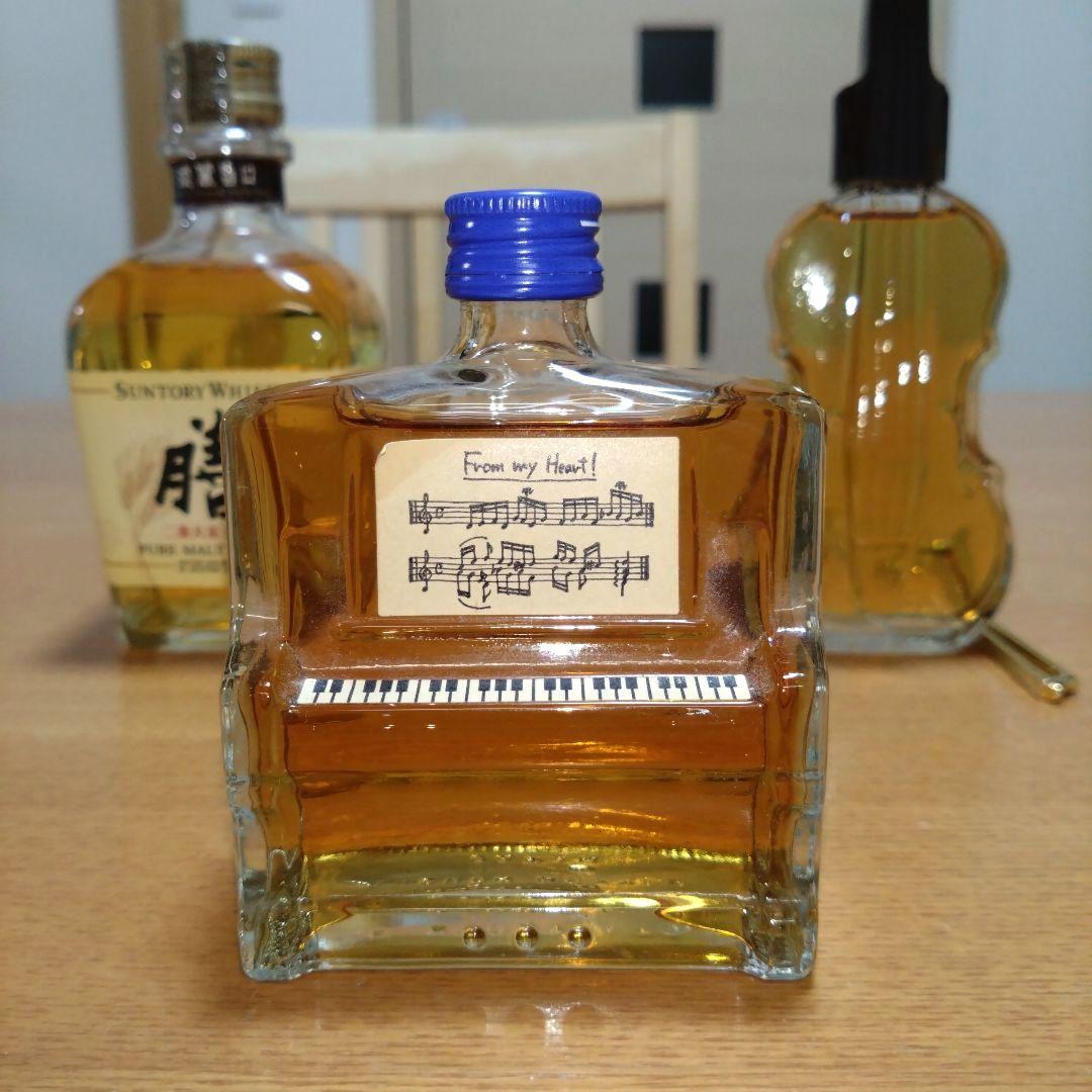 【昭和レトロ】◆サントリー◆膳◆リザーブピアノ型◆ローヤルバイオリン型◆古酒