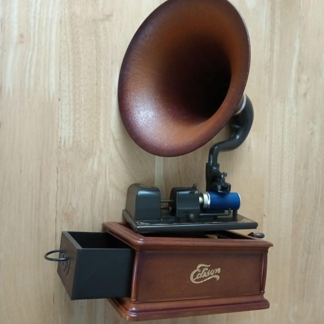 蓄音機型オルゴール　エジソンオペラ　テクニクス社製　アクセサリーＢＯＸ