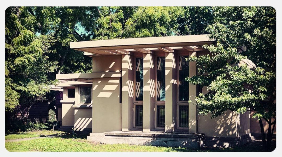 フランク・ロイド・ライト財団 三連窓 ヴィンテージステンドグラス クーンリー邸