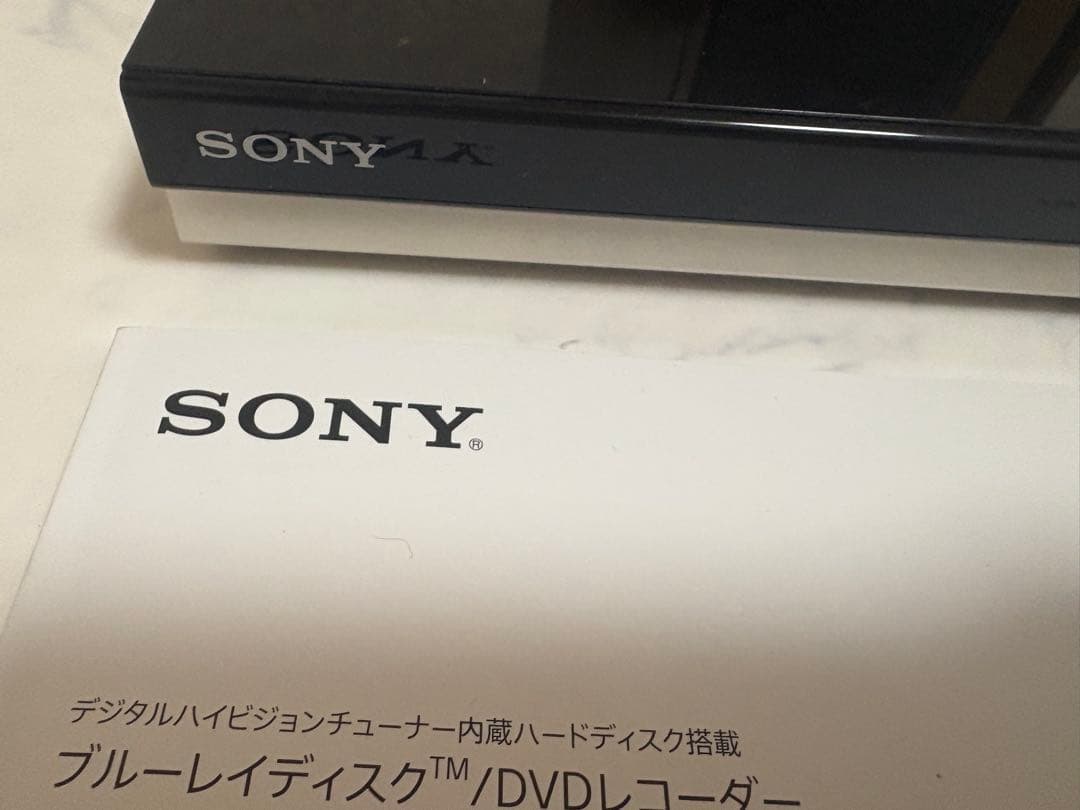 SONY ソニー ブルーレイDVDレコーダー 2018年製 BDZ-ZW550