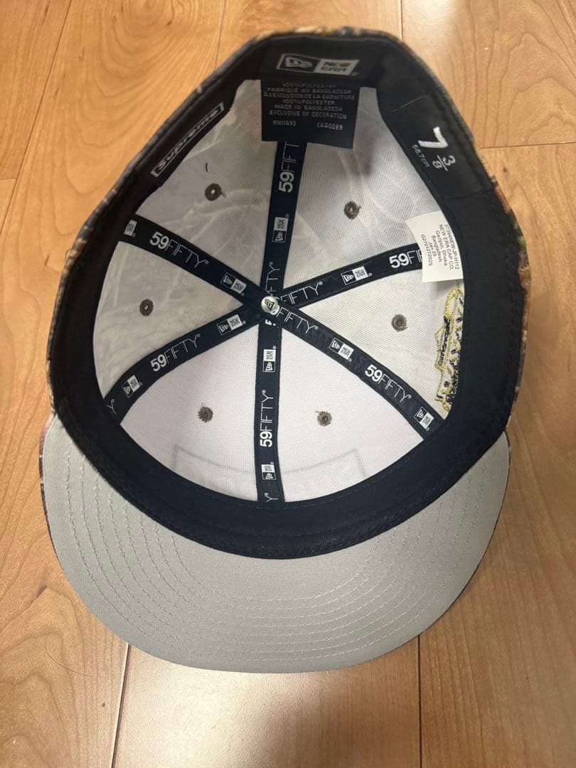 Supreme BoxLogo NewEra 7 3/8 リアルツリー 25SS