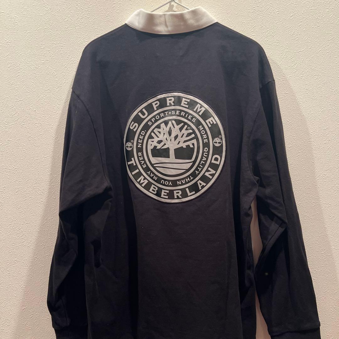 【希少】Supreme x Timberland ポロシャツ ラグビーシャツ
