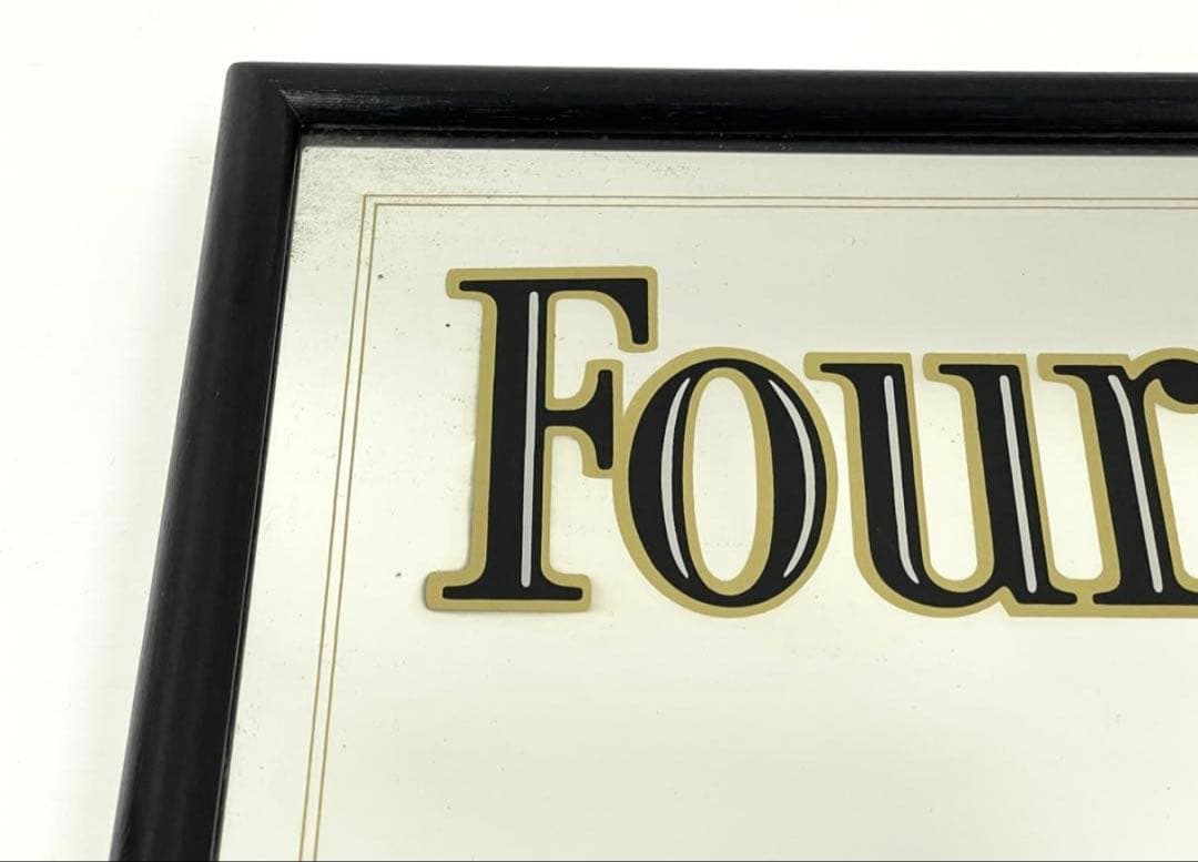 canpwood パブミラー　フォアローゼズ　ビンテージ　鏡