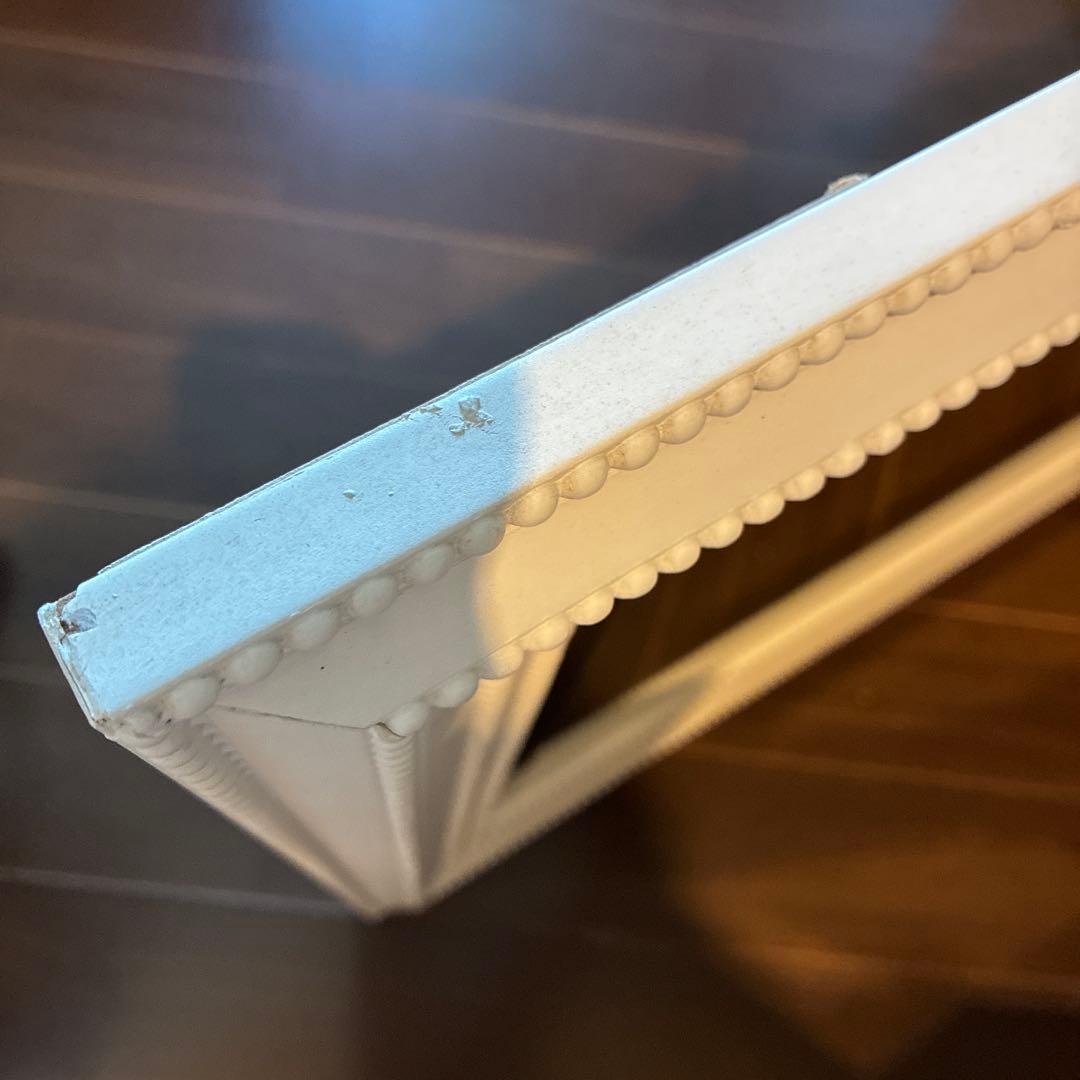 ZARA ウォールミラー 鏡 壁掛け ホワイト