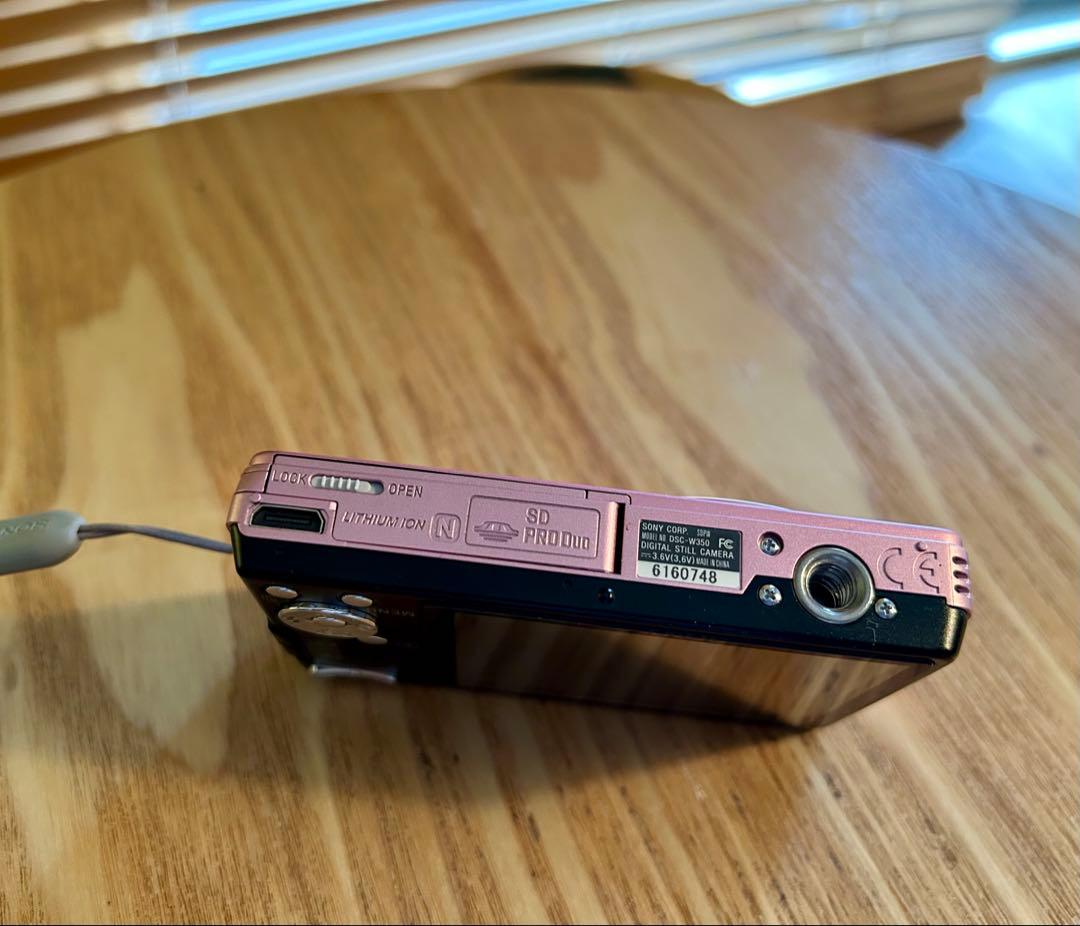 SONY Cyber-shot DSC-W350 ピンク動作確認済 超美品