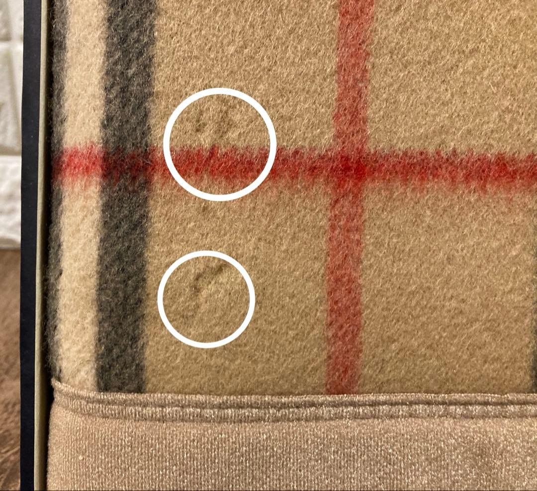 ✨未使用✨Burberry バーバリー 毛布 オールラム 西川産業