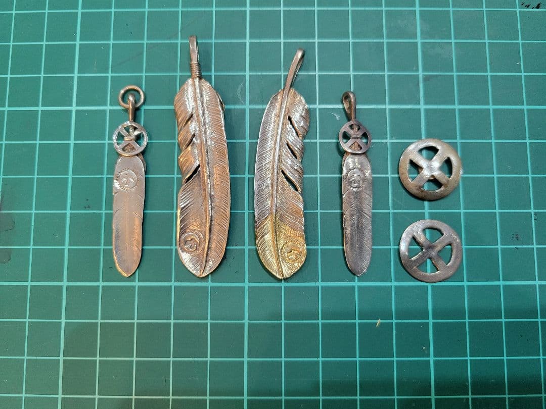 シルバー　フェザー　ホイール 6個セット　ゴローズ？