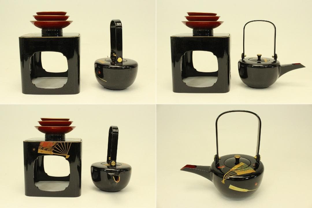 正月 扇散蒔絵 お屠蘇揃い(ZE654)