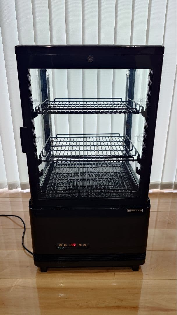 【美品】レマコム　4面ガラス冷蔵ショーケース