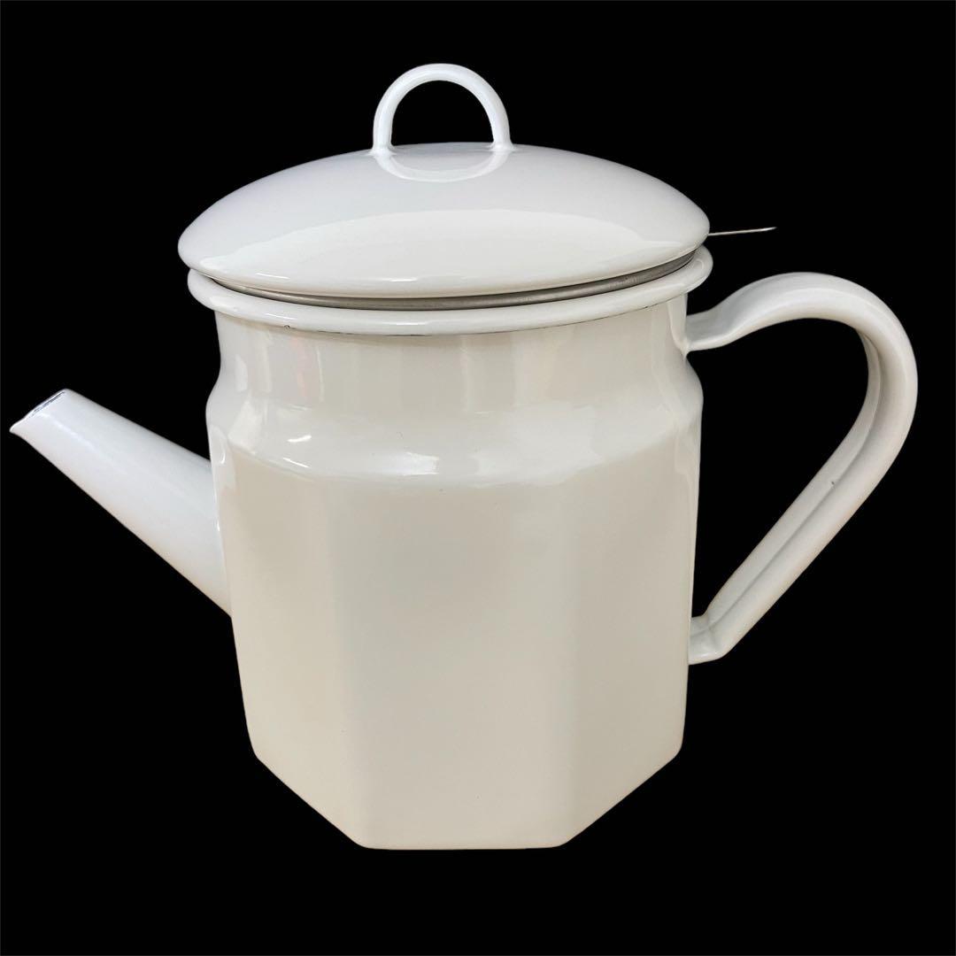 琺瑯　ホーロー　オイルポット　揚げ鍋　天ぷら鍋　日本製　ベルメゾン