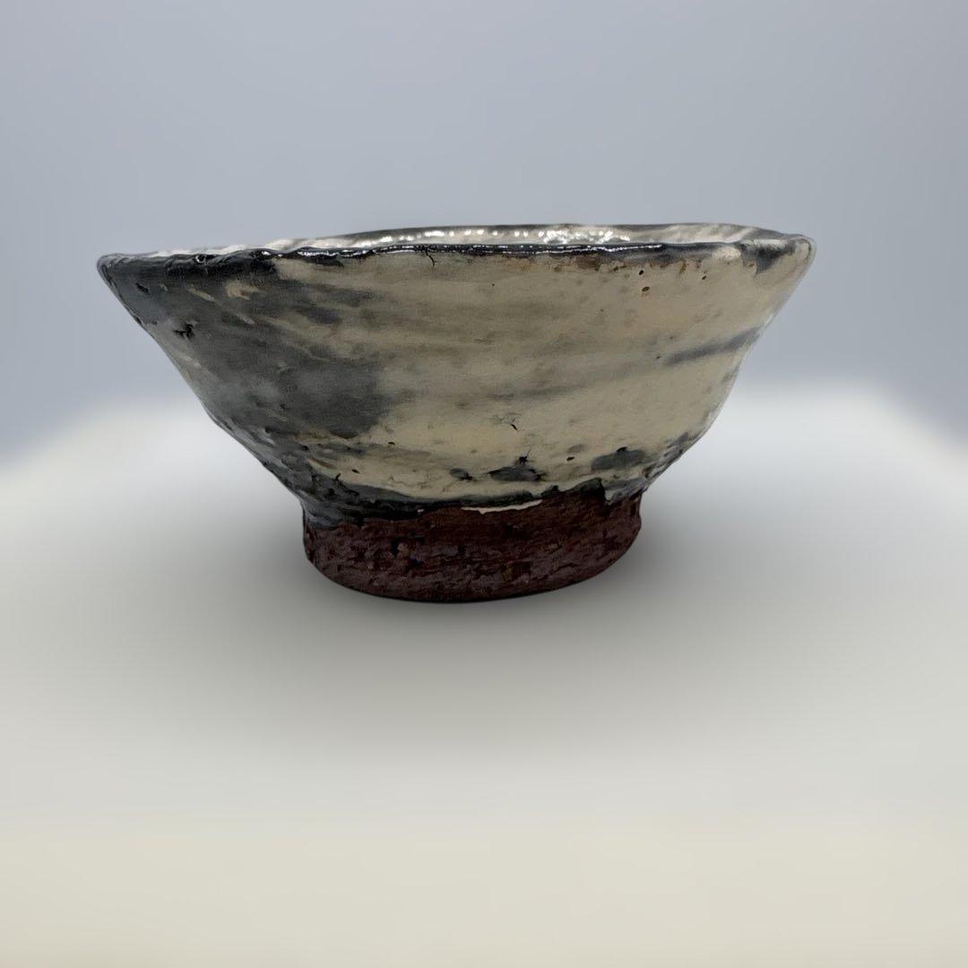 四代　真清水蔵六　刷毛目　酒盃