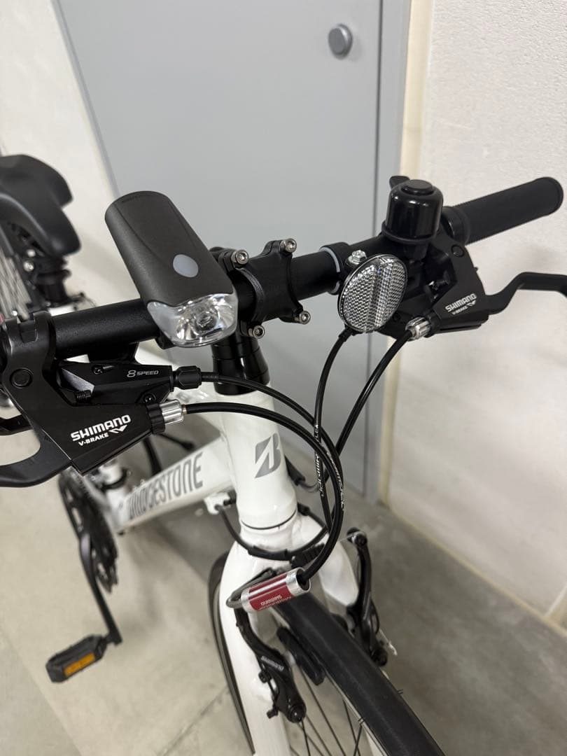 美品 BRIDGESTONE クロスバイク XB1 スノーホワイト