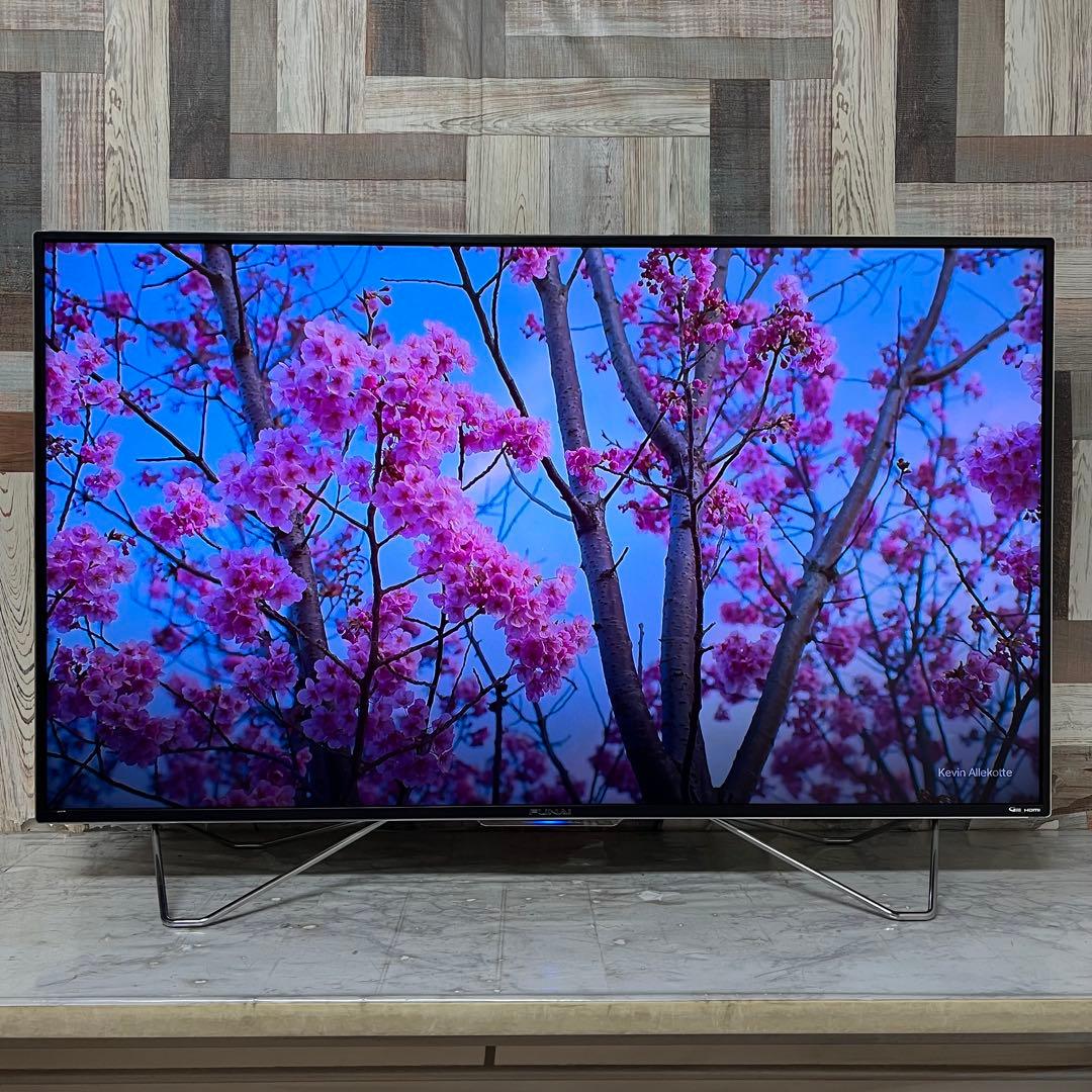 あっこさん専用フナイ49型4K 大容量3TBHDD内蔵YouTube.ネトフリ