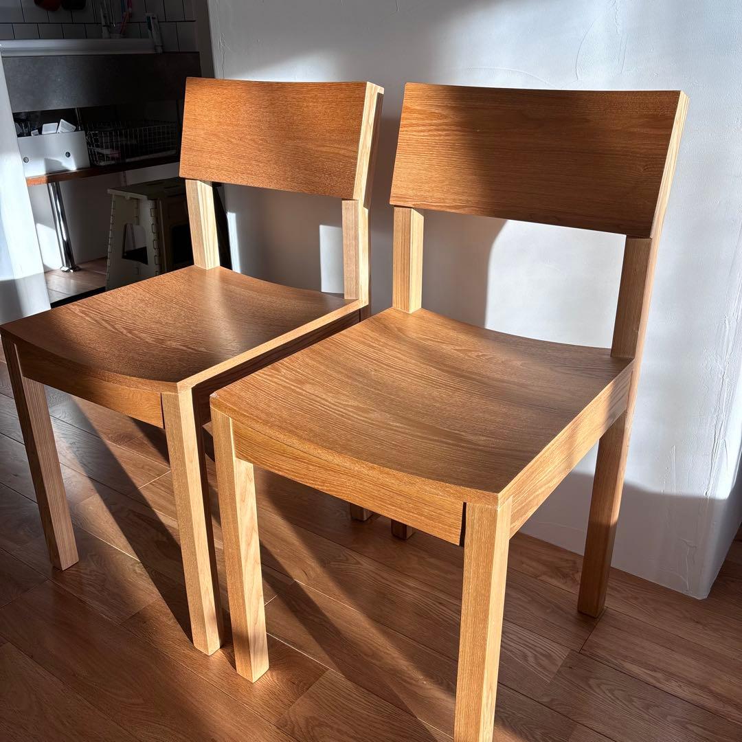 unico ウニコ ダイニング チェア 2脚 HUTTE ヒュッテ