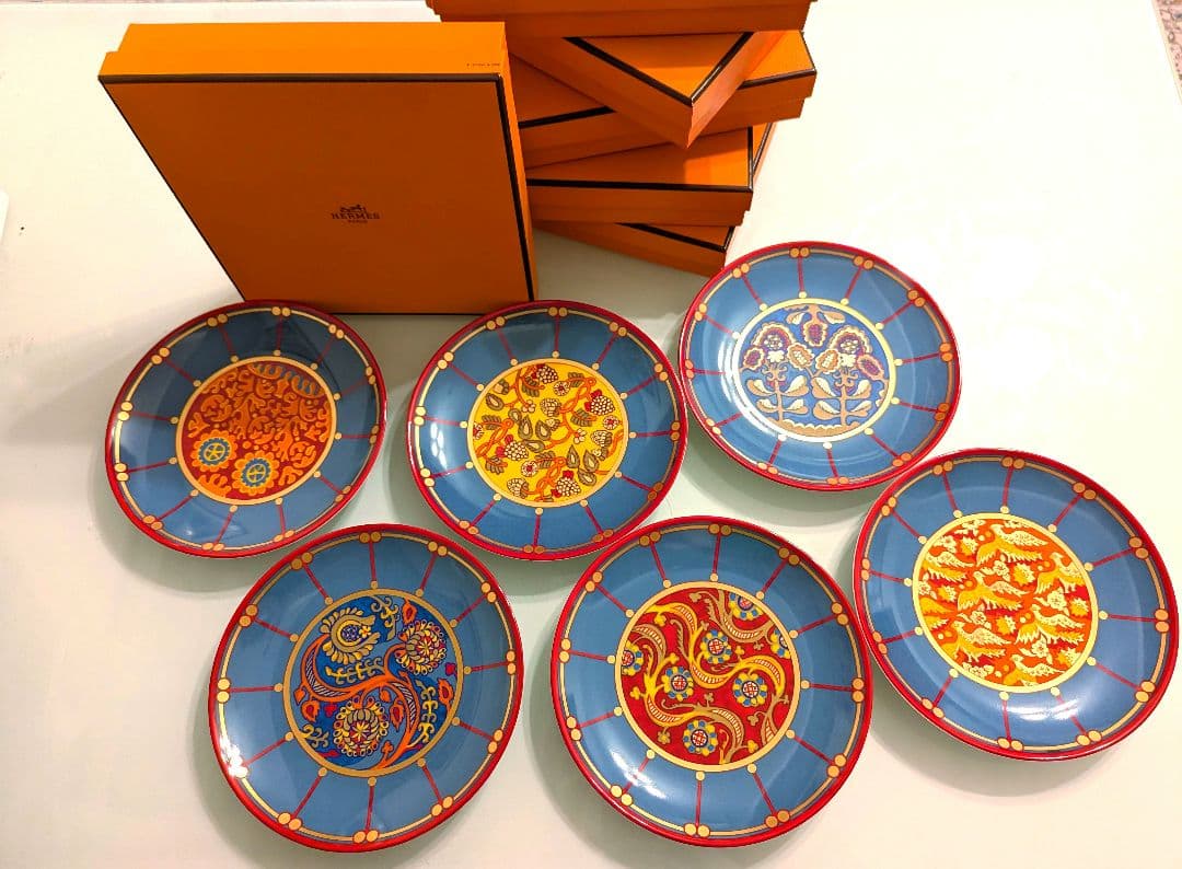 【希少・美品】 HERMES BALLETS RUSSES プレート 6枚揃い