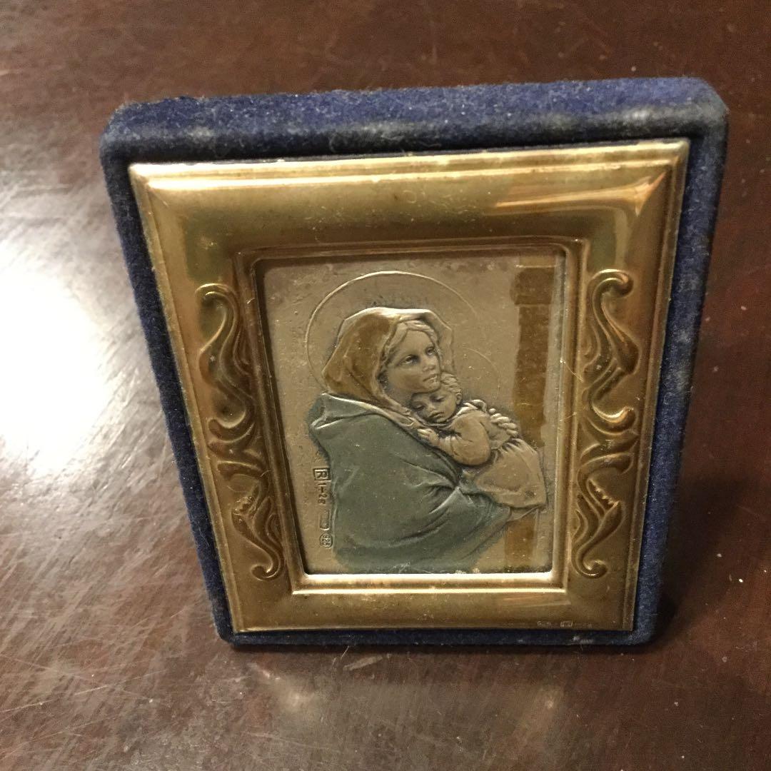 聖母子像 とても 小さい イタリア製　アンティーク
