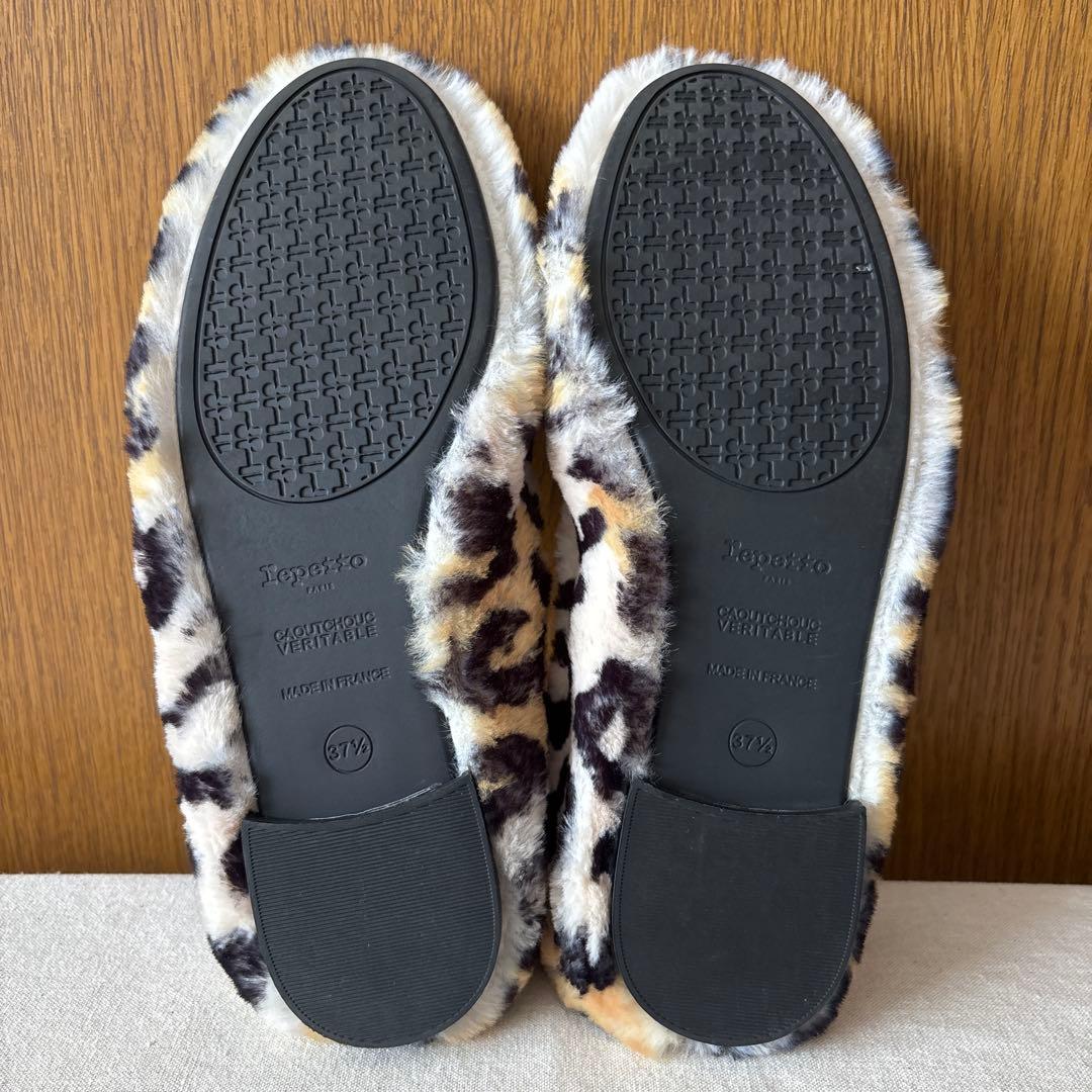 【美品】Lepettoレペット レオパード柄 　バレエシューズ 37.5