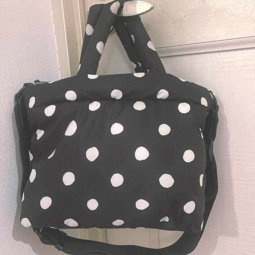 MARNI マルニ　ドット　パフバック　2way ロゴパッチ