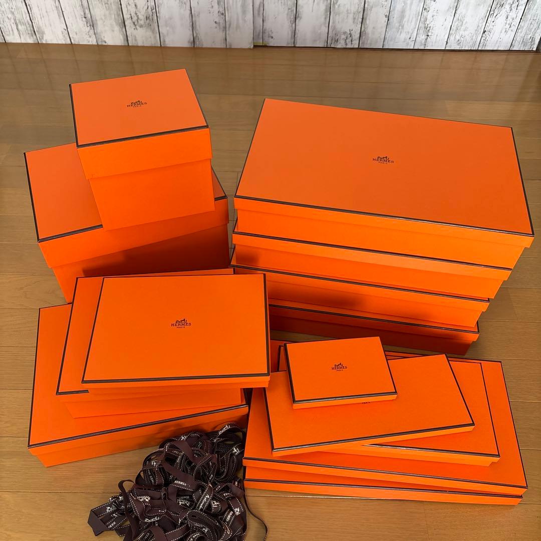 HERMES エルメス　空箱&リボン 14箱