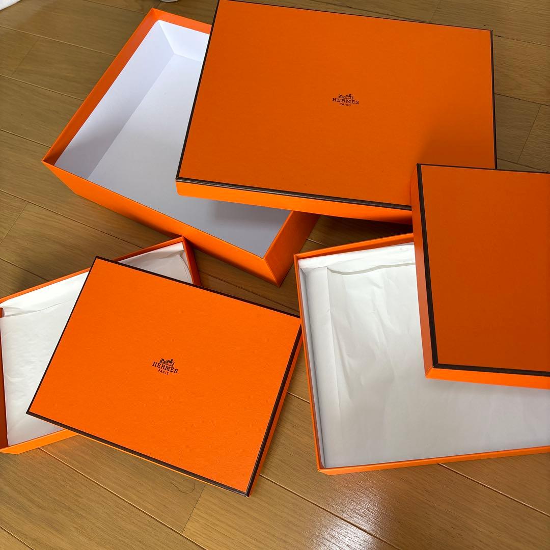 HERMES エルメス　空箱&リボン 14箱