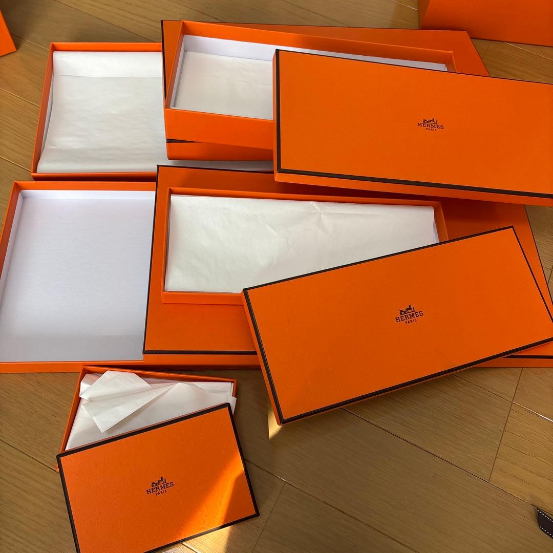 HERMES エルメス　空箱&リボン 14箱